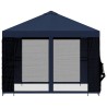 Abri de jardin avec parois 3 x 3 m Bleu Polyester et Acier 647846647846