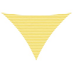 Voile d'ombre Jaune et blanc 5 x 5 x 6 m 100 % polyester Oxford 647847647847