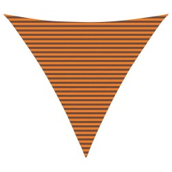 Voile d'ombre Orange et marron 5 x 5 x 5 m 647856647856