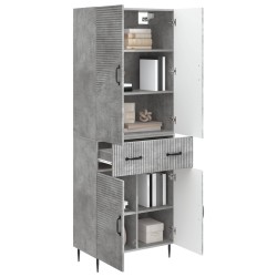 Ensemble de Meubles 2 pcs Gris béton 66 x 34,5 x 89,5 cm 647869647869