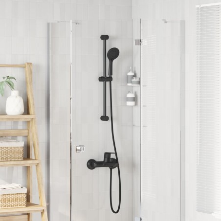 Ensemble de Système de Douche Noir 70 cm Acier inoxydable 647870647870