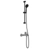 Ensemble de Système de Douche Noir 70 cm Acier inoxydable 647870647870
