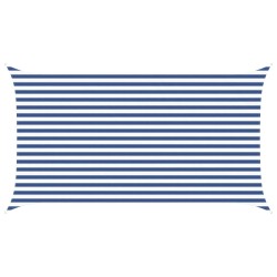 Voile d'ombre Bleu et Blanc 4,5 x 2,5 m 100 % polyester Oxford 647876647876