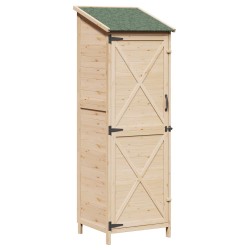 Abri de jardin avec toit Naturel 59,5 x 56 x 176,5 cm 647897647897
