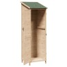 Abri de jardin avec toit Naturel 59,5 x 56 x 176,5 cm 647897647897