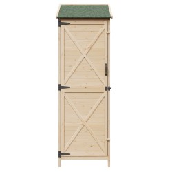 Abri de jardin avec toit Naturel 59,5 x 56 x 176,5 cm 647897647897