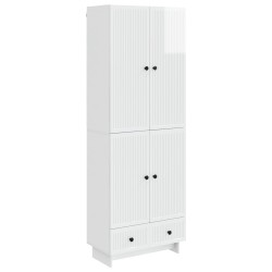 Ensemble de Meubles 2 pcs Blanc brillant 66 x 34,5 x 95 cm 647901647901