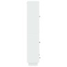 Ensemble de Meubles 2 pcs Blanc brillant 66 x 34,5 x 95 cm 647901647901