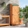 Abri de jardin Marron 59,5 x 56 x 176,5 cm Bois de Sapin Massif 647904647904