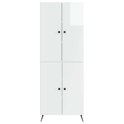Ensemble de Meubles 2 pcs Blanc brillant Bois d'ingénierie 647912647912