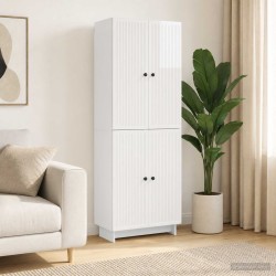 Ensemble de Meubles 2 pcs Blanc brillant 66 x 34,5 x 90 cm 647915647915