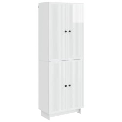 Ensemble de Meubles 2 pcs Blanc brillant 66 x 34,5 x 90 cm 647915647915