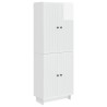 Ensemble de Meubles 2 pcs Blanc brillant 66 x 34,5 x 90 cm 647915647915