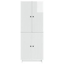 Ensemble de Meubles 2 pcs Blanc brillant 66 x 34,5 x 90 cm 647915647915