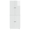 Ensemble de Meubles 2 pcs Blanc brillant 66 x 34,5 x 90 cm 647915647915