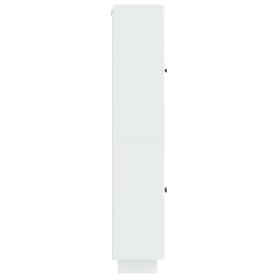 Ensemble de Meubles 2 pcs Blanc brillant 66 x 34,5 x 90 cm 647915647915