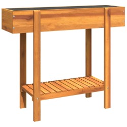 Lit surélevé de jardin 90x30x75 cm bois massif acacia 647916647916
