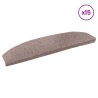 Tapis d'escalier auto-adhésifs 15 pcs Beige 80 x 24,5 x 3,5 cm 647920647920