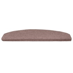 Tapis d'escalier auto-adhésifs 15 pcs Beige 80 x 24,5 x 3,5 cm 647920647920
