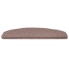 Tapis d'escalier auto-adhésifs 15 pcs Beige 80 x 24,5 x 3,5 cm 647920647920
