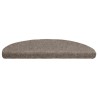 Tapis d'escalier auto-adhésifs 10 pièces 65 x 21 x 4 cm Beige Demi-rond Grand 647921647921