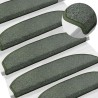 Tapis d'escalier auto-adhésifs 15 pcs Vert foncé 647924647924