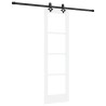 Porte coulissante ORKDAL Blanc et Noir 61 x 198,5 cm 647925647925