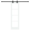 Porte coulissante ORKDAL Blanc et Noir 61 x 198,5 cm 647925647925