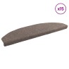 Tapis d'escalier auto-adhésifs 15 pcs Café 80 x 24,5 x 3,5 cm 647926647926
