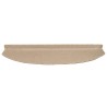 Tapis d'escalier auto-adhésifs 15 pcs Café 80 x 24,5 x 3,5 cm 647926647926