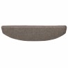 Tapis d'escalier auto-adhésifs 15 pcs Café 80 x 24,5 x 3,5 cm 647926647926