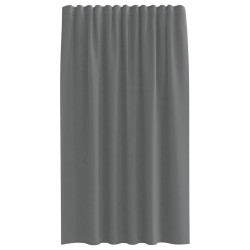 Rideaux en voile à œillets 2 pcs gris foncé 647929647929