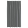 Rideaux en voile à œillets 2 pcs gris foncé 647929647929