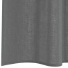 Rideaux en voile à œillets 2 pcs gris foncé 647929647929