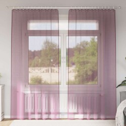 Rideaux en voile à œillets (2 pcs) violets 647930647930