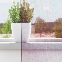 Rideaux en voile à œillets (2 pcs) violets 647930647930