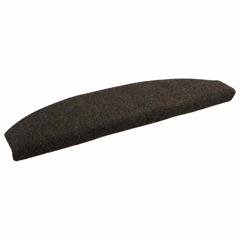 Tapis d'escalier auto-adhésifs 15 pcs Marron foncé 647932647932