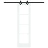 Porte coulissante ORKDAL Blanc et Noir 61 x 198,5 cm 647936647936