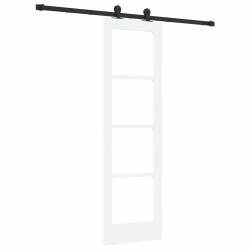 Porte coulissante ORKDAL Blanc et Noir 61 x 198,5 cm 647948647948
