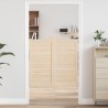 Portes battantes Naturel 100 x 50 cm Bois de pin massif 647950647950