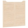 Portes battantes Naturel 100 x 50 cm Bois de pin massif 647950647950