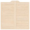 Portes battantes Naturel 100 x 50 cm Bois de pin massif 647950647950