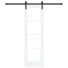 Porte coulissante ORKDAL Blanc et Noir 61 x 198,5 cm 647951647951