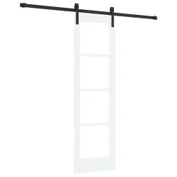 Porte coulissante ORKDAL Blanc et Noir 61 x 198,5 cm 647953647953