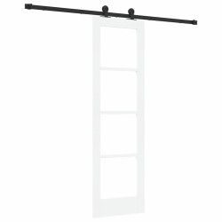 Porte coulissante ORKDAL Blanc et Noir 61 x 198,5 cm 647954647954