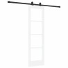 Porte coulissante ORKDAL Blanc et Noir 61 x 198,5 cm 647954647954