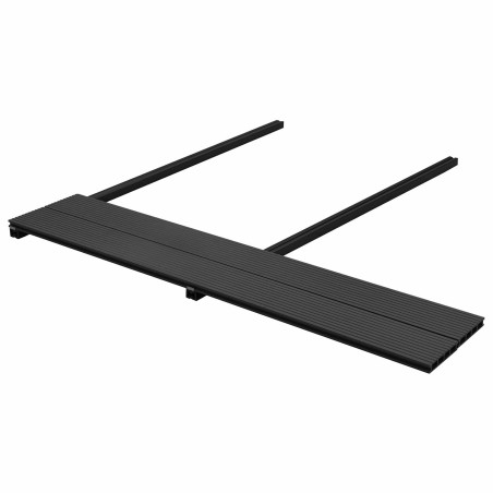 Planche de terrasse 6 pcs Anthracite WPC 647965647965