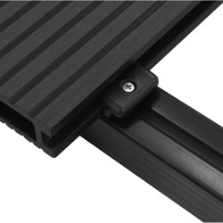 Planche de terrasse 6 pcs Anthracite WPC 647965647965