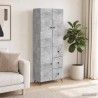 Ensemble de Meubles 2 pcs Gris béton Bois d'ingénierie 647967647967