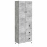Ensemble de Meubles 2 pcs Gris béton Bois d'ingénierie 647967647967